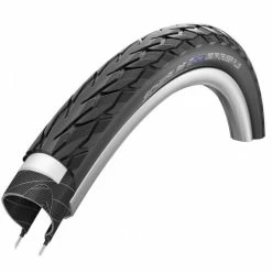 Pneumatiques Pour Cycles 700x28c - Schwalbe - Delta Cruiser PLUS HS431 - Noir /reflex - Rigide - ETRTO 28-622