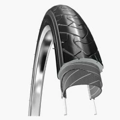 Pneumatiques Pour Cycles 26x1.75 Hartex Urban Ride Gumwall Reflex Anti-Crevaison 3mm Noir Tringle Rigide - ETRTO 47-559