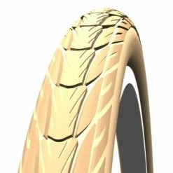 Pneumatiques Pour Cycles 650x35A Pneumatique Schwalbe DELTA CRUISER HS392 Crème - Bande Réflex - ETRTO 37-590