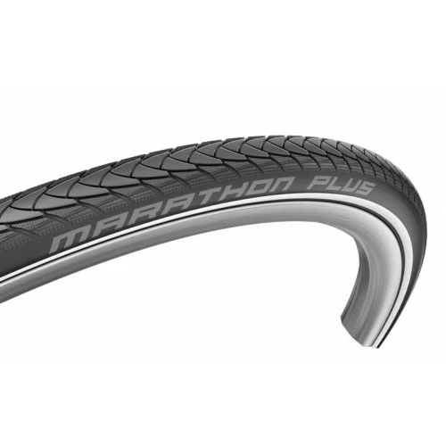 Pneumatiques Pour Cycles 24x1.00 Schwalbe MARATHON PLUS Evolution Line - Noir/Reflex HS440 - Tringle Rigide - ETRTO 25-540 – Image 2