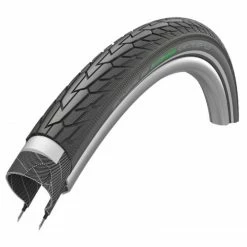 Pneumatiques Pour Cycles 24x1.75 Pneumatique Schwalbe ROAD CRUISER PLUS Noir HS484 - Green Compound - Tringle Rigide - ETRTO 47-507