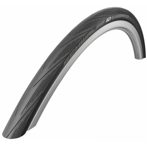 Pneumatiques Pour Cycles 700x25c Schwalbe LUGANO II HS 471 Silica Noir Tringle Rigide ETRTO 25-622