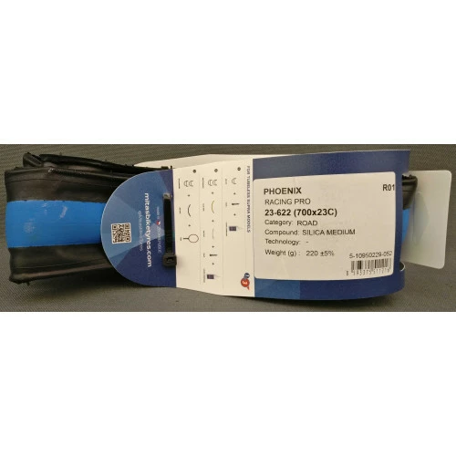 Pneumatiques Pour Cycles 700x23C Pneu Rubena Mitas PHOENIX R01 Bleu Tringle Souple - ETRTO 23-622 – Image 2